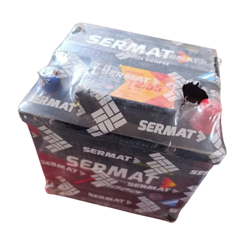 Batería Sermat 12x55 amp (fiat palio-206-clio-megane)